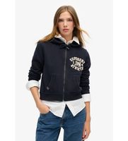 superdry para mujer w2012164a sudadera relaxed marino l casual algodon