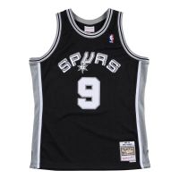 camiseta tony parker - san antonio spurs 2001-02 - swingman negra