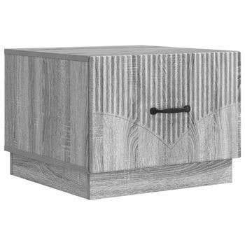 Mesa De Centro 49x50x37 Cm Madera - Gris
