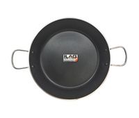 briebe zafran paellera induccion 34cm 6 raciones aluminio prensado antiadherente sin pfoa 3mm espesor  negro