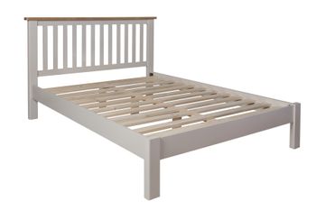 Fay Oak and Grey Single Bed