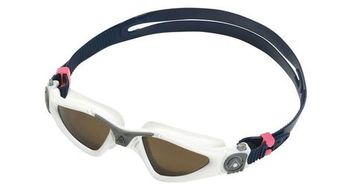 Gafas de natacion aquasphere kayenne pequenas a1 blancas grises