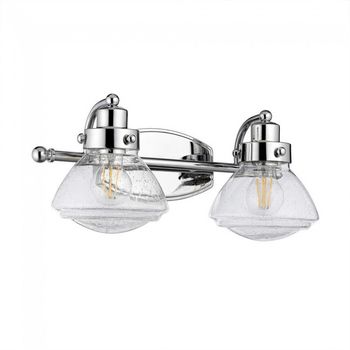 Aplique de pared para baños scholar (2 luces)