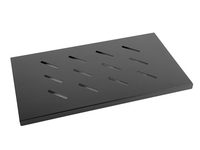 bandeja fija lanberg 1u 465x315 mm hasta 120 kg rack de 19 negro