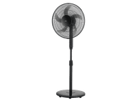 ventilador de pie - ok osf 45326 b es 40w 3 velocidades 5 aspas oscilacion negro