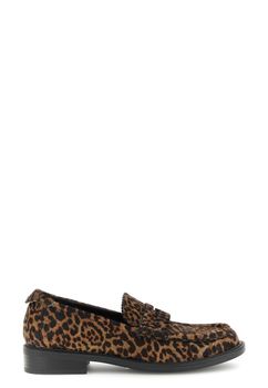 mocasines efecto potro leopardo con antifaz maculated