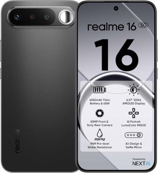 realme 16 5G Smartphone 6GB+256GB/8GB+256GB con 6550mAh 45W, 50MP LumaColor,Teléfono Móvil de 6,57
