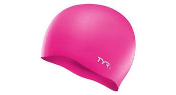 Gorro de natacion tyr silicon cap no wrinkle rose