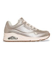 skechers para mujer 177859 zapatillas shinin bright dorado 39 1 a 3cm cordones casual