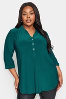 yours camisa verde esmeralda media tapeta mujer curvy y tallas grandes yours