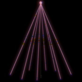 Led Árbol De Navidad | Decoraciones De Navidad Interior/exterior 1300 Led Colores 8 M
