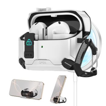 Compatible con la funda de carga de los Samsung Galaxy Buds 3 Pro / Buds3 FE / Buds 3 con un cierre de seguridad.
