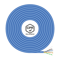 aisens cable de red rj45 lszh cpr dca cat6 utp awg24 azul 305 m