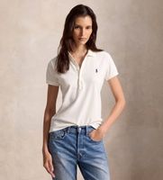 polo ralph lauren para mujer 211b18200015 polo slim fit stretch blanco xxl casual algodon manga corta