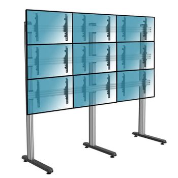 Kimex Soporte de Suelo para 9 TV 45