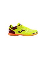 zapatillas de futbol sala joma top flex 2509 amarillo fluor morado indoor nino