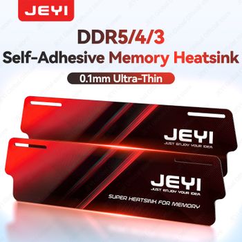 Disipador de Calor para Memoria RAM de Computadora JEYI, Enfriador de Memoria, Radiador para Memoria DDR2 DDR3 DDR4 DDR5, Enfriador para Juegos de PC y Overclocking