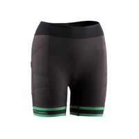 mallas cortas lurbel spirit negro verde mujer talla s