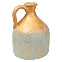florero asa ceramica