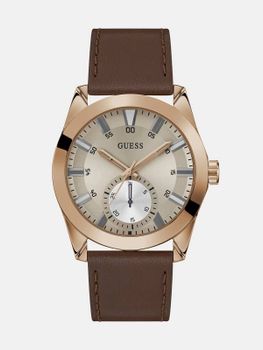 Reloj Multifunción De Piel Auténtica