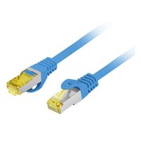 cable de red lanberg pcf6a-10cu cat6a sftp 05 m azul