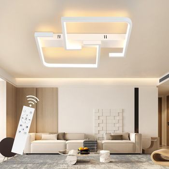 Lámpara De Techo Led Moderna Regulable Con Control Remoto - Iluminación De Interiores De Diseño De 46 W Zmh
