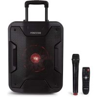 fonestar california altavoz bluetooth con karaoke y microfono 200w negro