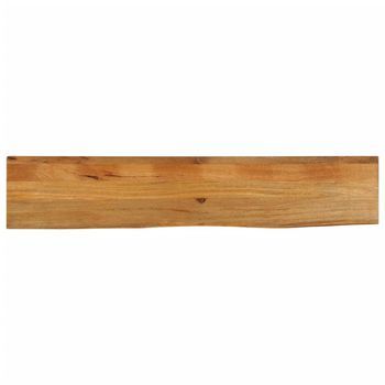 Tablero De Mesa Borde Natural Madera Maciza Mango 180x20x2,5 Cm Vidaxl