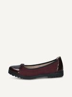 caprice ballerina red made of leather size 40