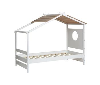 Cama cabaña madera blanco 90x190cm
