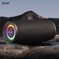 zealot-s56 40w altavoces portatiles subwoofer de graves inalambrico ipx6 impermeable tws 8800mah altavoz de viaje al aire libre suporrt usbtfaux