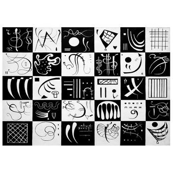 Legendarte - Cuadro Lienzo, Impresión Digital - Treinta - Wassily Kandinsky - Decoración Pared Cm. 50x70