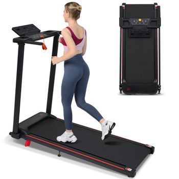 Cinta De Correr - Aparato Para Entrenamiento - Metal - Negro Y Rojo (115x51x100cm)