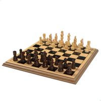 ajedrez de madera cb games 31x4x31 cm madera