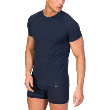 Zd - Zero Defects Calzoncillos Camiseta interior cuello redondo hombre algodón egipcio para hombre