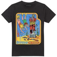 steven rhodes camiseta diving for treasure para mujer