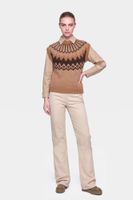 chaleco con motivo noruego sand nordic pattern l
