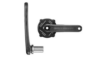 Par de bielas campagnolo super record wireless 1x13v ultra torque  sin plato  negro