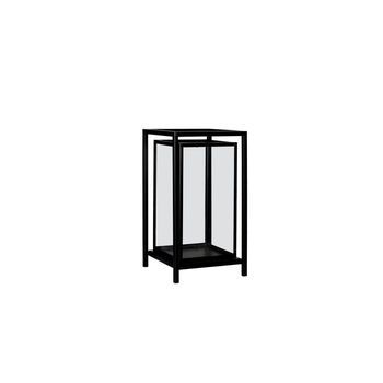 Portavelas Metal Neg. 23x23x41