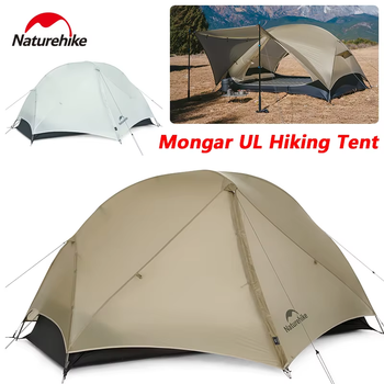 Nueva Carpa de Camping Naturehike Mongar UL para 1-2 Personas, Nailon 15D, 3 Estaciones, Ultra Portátil, con Colchoneta