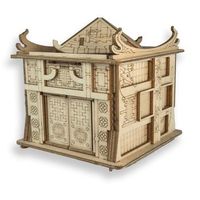 caja rompecabezas la casa del dragon 12cm
