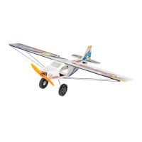 dancing wings hobby ea01 kit-fox mini 570mm envergadura ultraligero avion rc de ala fija kit kitpower combo