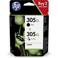 hp 305xl 6za94ae negro y tricolor 3ym62ae  3ym63ae cartuchos de tinta de alta capacidad originales compatible con impresoras de inyeccion de tinta hp deskjet 2810 2820 2710 2720 2721 hp deskjet