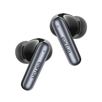 Earfun Air Pro 4i - Auriculares in-Ear con Bluetooth, cancelación de Ruido Activa híbrida, 40 Horas de Vida útil, IP55, Color Negro