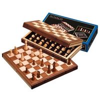juego de ajedrez de viaje philos de madera 30x155 cm