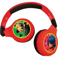 lexibook auriculares infantiles bluetooth 2 en 1 ladybug