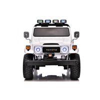 s316 toyota fj40  24v para 2 ninos blanco - coche electrico infantil para ninos bateria 24v con mando control remoto
