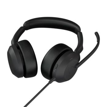 Auricular Jabra Evolve2 50 Binaural ANC Bluetooth USB-C/A Supraaural Negro 30m