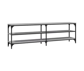 Mueble tv - mesa de tv madera contrachapada gris sonoma 160x30x50 cm
