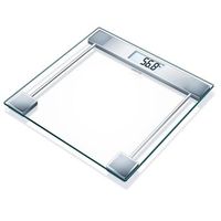 bascula de bano de vidrio blanca 150 kg sgs 06 sanitas